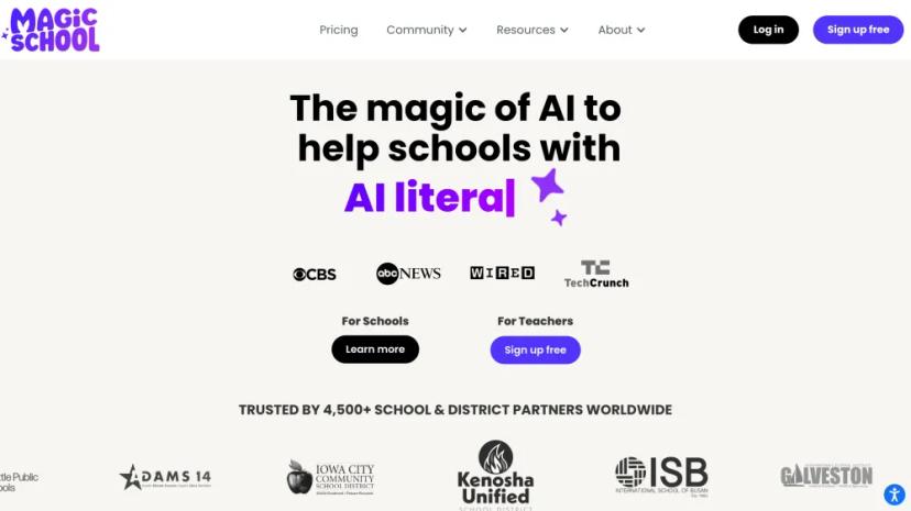 Screenshot of The Magic of AI to Help Schools