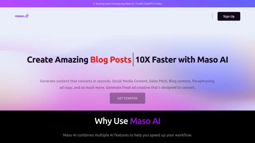 Screenshot of AI Copywriting Platform for Engaging Content Generation