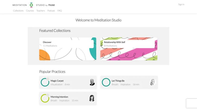 Screenshot of Meditation Studio - Unlock Your Potential with Guided Meditations