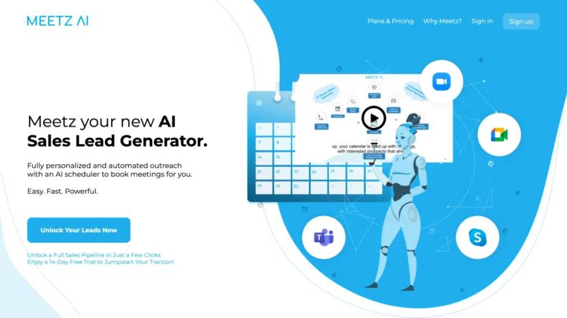 Screenshot of Your Personal AI Email Assistant for Lead Generation and Meeting Scheduling