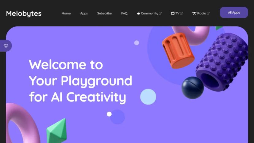 Screenshot of AI-Powered Creative Playground