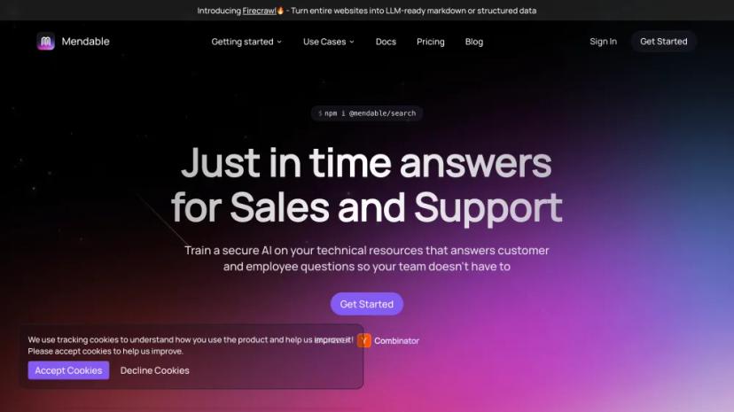 Screenshot of Empower Your Website With AI-Powered Assistance