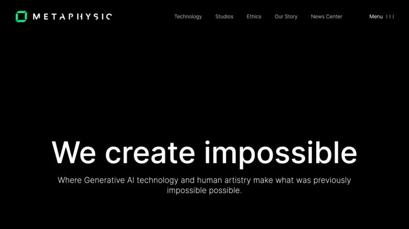 Screenshot of Create the Impossible with Our Generative AI Artistry