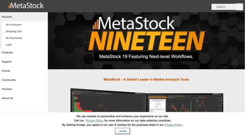 Screenshot of MetaStock - Award-winning Market Analysis Tools