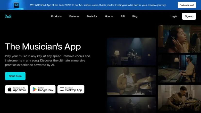 Screenshot of The AI Musician's App