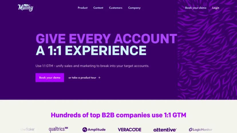 Screenshot of 1:1 GTM for B2B Marketers - Mutiny