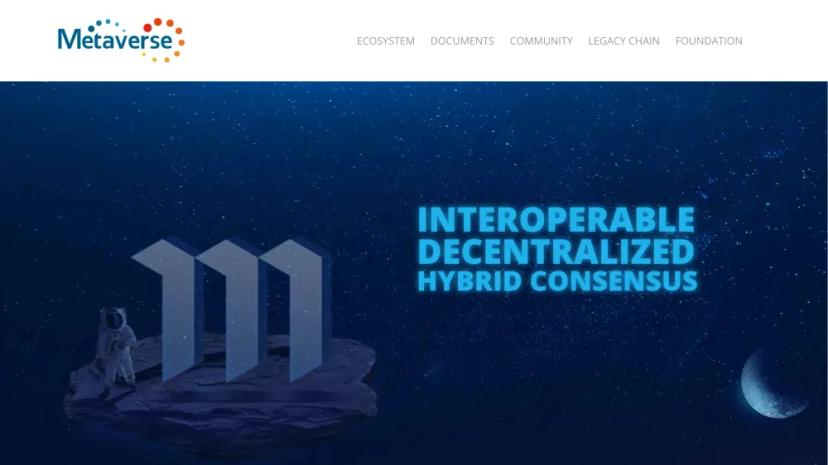 Screenshot of Metaverse - Open Source Decentralized Platform for Digital Assets and Identities
