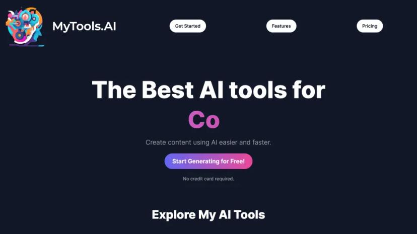 Screenshot of AI SaaS Platform for Content Creation, Image Generation, Code Assistance, and Music Composition