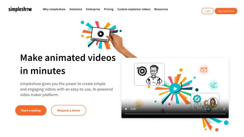 Screenshot of Create Animated Videos with AI Power