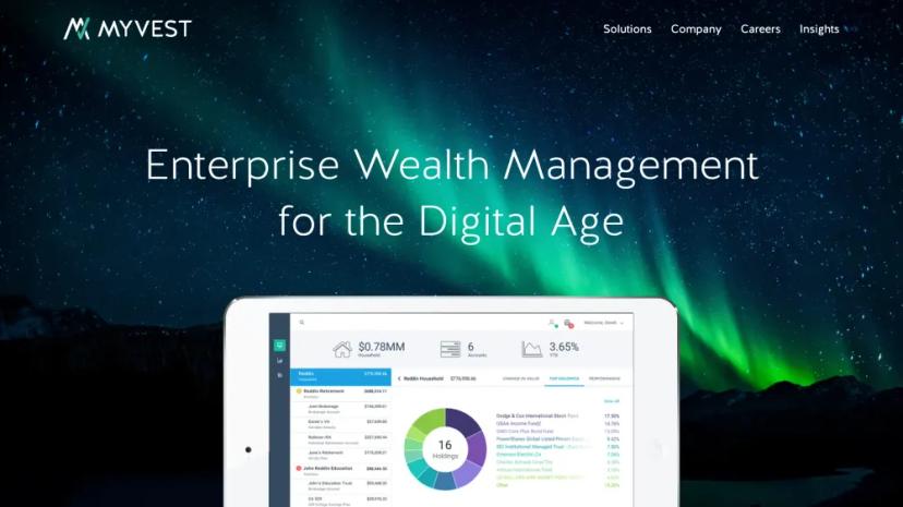 Screenshot of Enterprise Wealth Management Platform