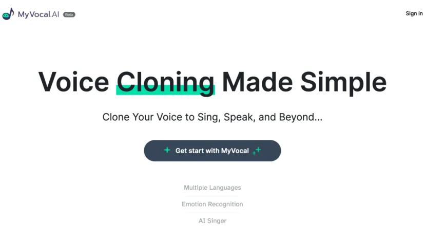 Screenshot of Voice Cloning Made Simple