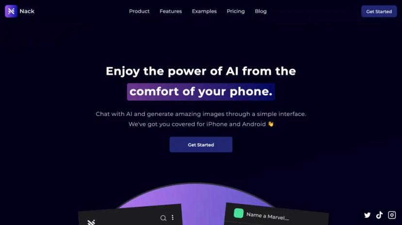 Screenshot of AI Chat and Image Generator