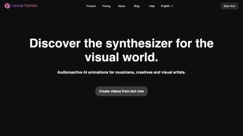 Screenshot of AI-Powered Music Video Synthesizer