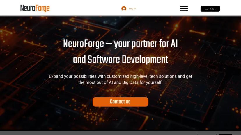 Screenshot of AI Solutions & Software Development Partner