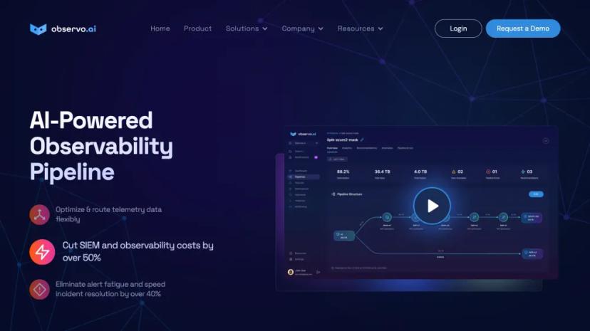 Screenshot of AI-Powered Observability Pipeline