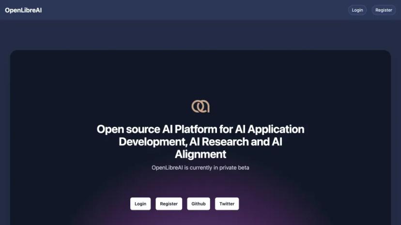 Screenshot of Open Source AI Platform for AI Application Development, AI Research, and AI Alignment