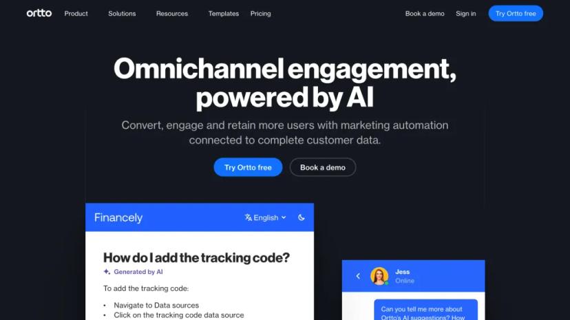 Screenshot of AI-Powered Omnichannel Engagement Platform