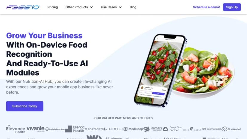 Screenshot of AI-Powered Mobile Food Recognition and Nutrition Tracking