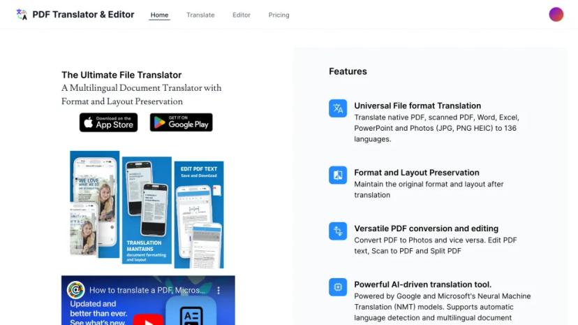 Screenshot of The Ultimate File Translator