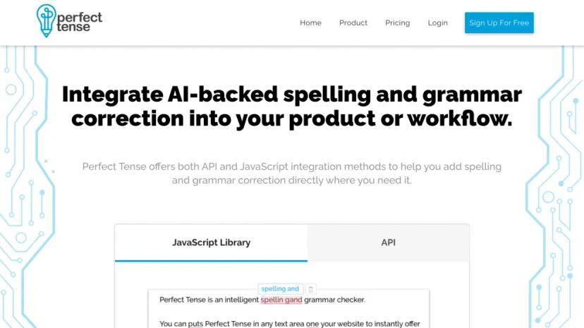 Screenshot of AI-Powered Spelling and Grammar Correction Integration