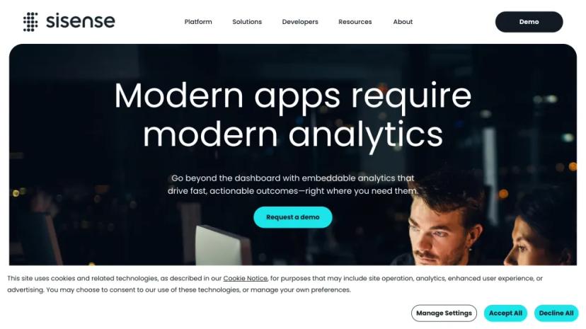 Screenshot of Empower Your Apps with AI-Powered Embeddable Analytics and Chatbots