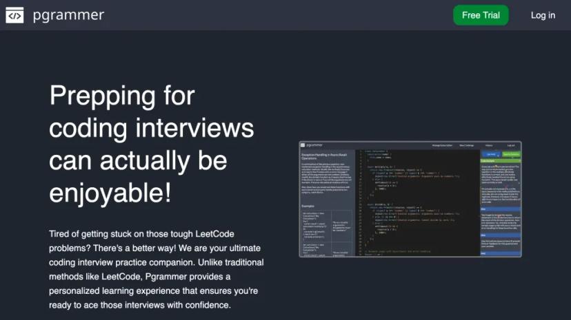 Screenshot of Your Ultimate Coding Interview Practice Companion