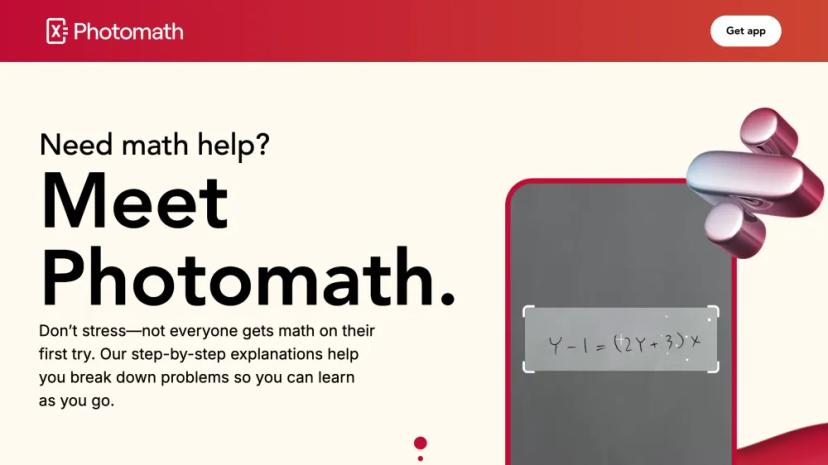 Screenshot of Photomath - Math Explained for Elementary Through College