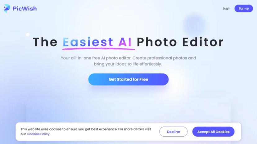 Screenshot of PicWish - AI Photo Editor