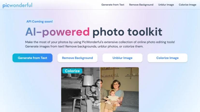 Screenshot of AI-Powered Photo Toolkit