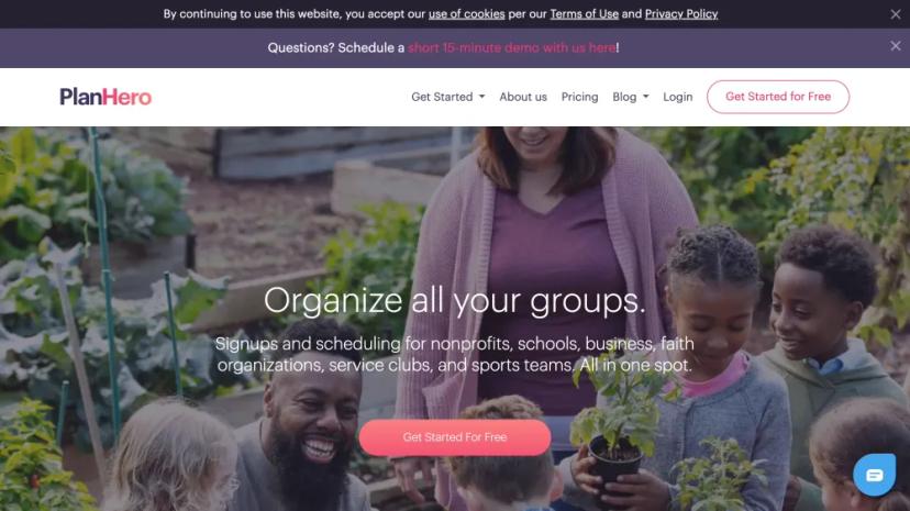 Screenshot of PlanHero: Group Organizing Made Easy with AI-Powered Sign-Up Solutions