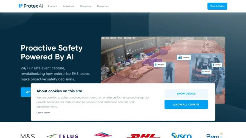 Screenshot of Protex AI: AI-powered Safety Generation Solution for EHSQ Industry