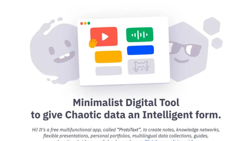 Screenshot of Minimalist Digital Tool to Organize Chaotic Data with AI Integration