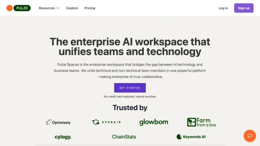 Screenshot of Your Enterprise AI Workspace