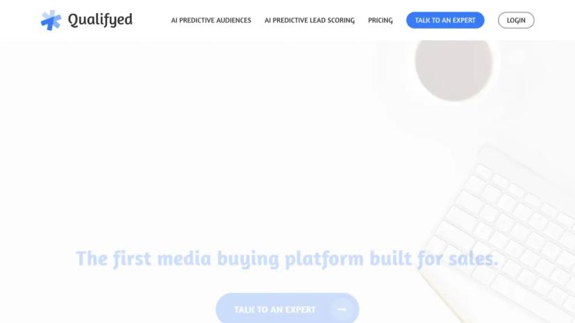 Screenshot of The First Media Buying Platform Built for Sales