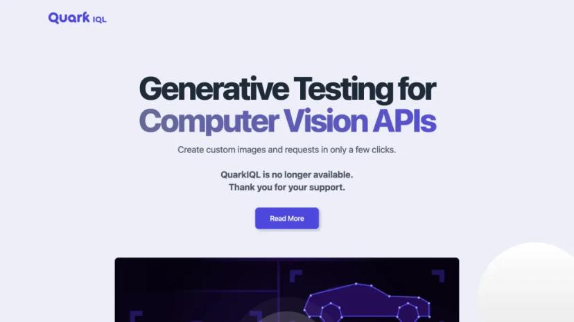 Screenshot of Generative Testing for Computer Vision APIs