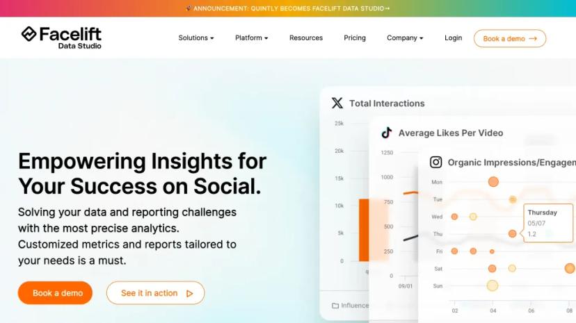 Screenshot of Empower Your Social Media Strategy with Advanced Analytics