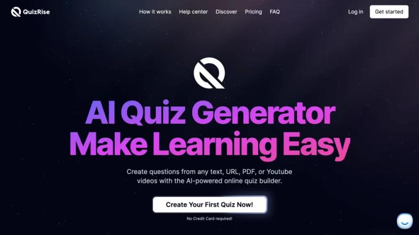 Screenshot of AI Quiz Generator