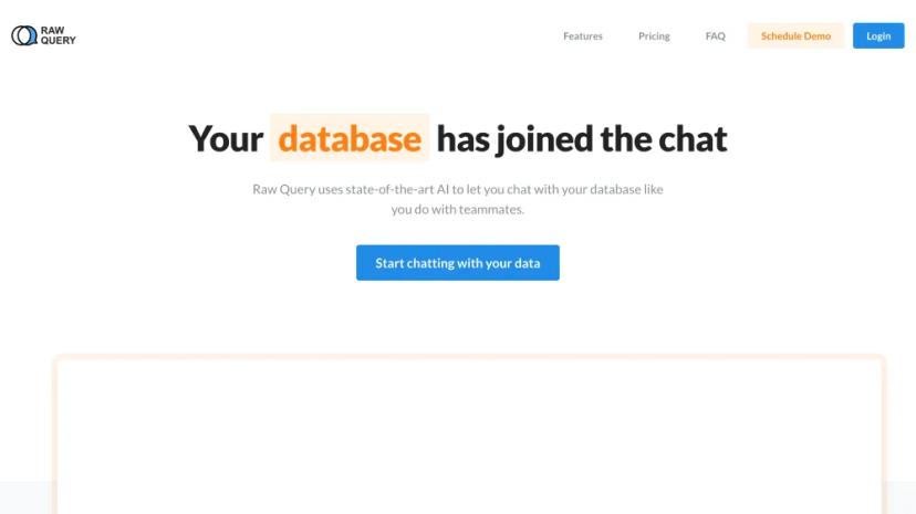 Screenshot of Chat with Your Database Using Natural Language