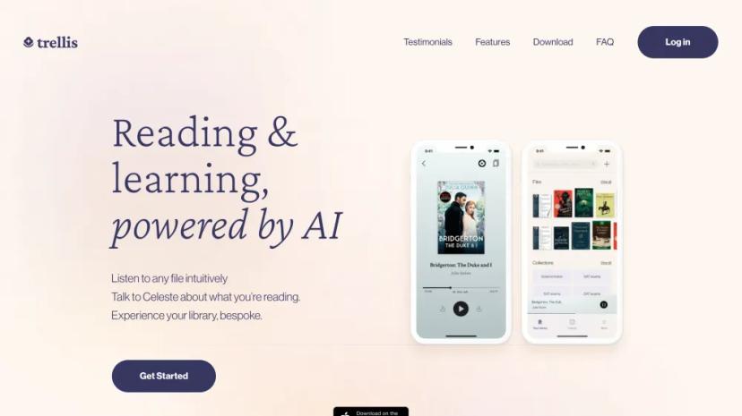 Screenshot of Trellis - AI-powered Reading and Learning Companion