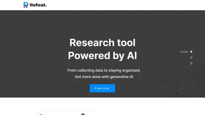 Screenshot of AI Research Tool - Automate Data Collection and Summarization