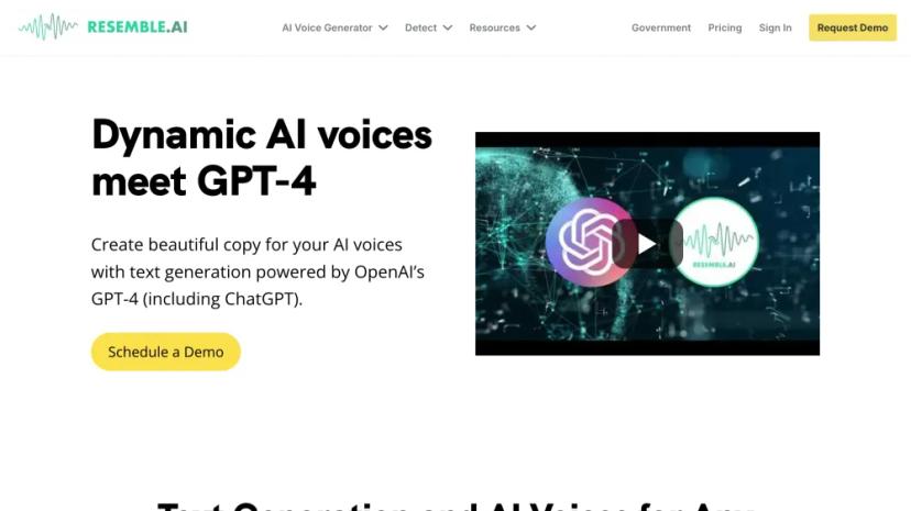 Screenshot of AI Voice Generator - Text to Speech, Speech to Speech, Voice Cloning