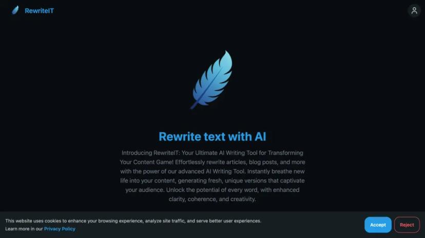 Screenshot of Your Ultimate AI Writing Tool