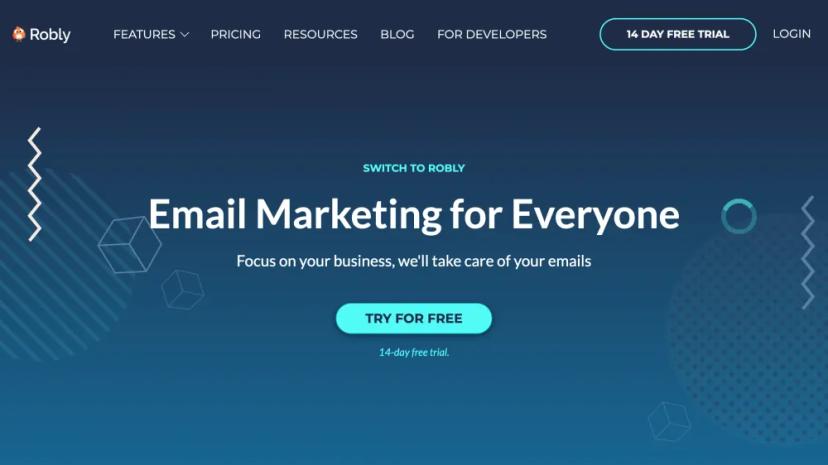 Screenshot of Revolutionize Your Email Marketing with Robly AI