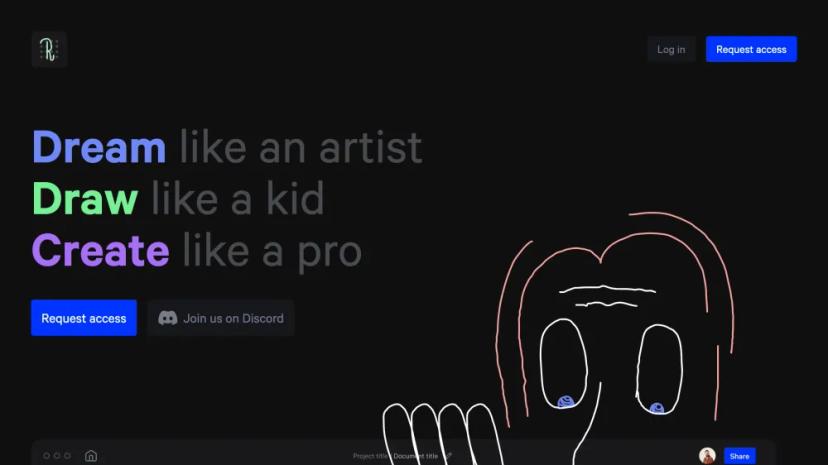 Screenshot of AI Artistic Inspiration Platform