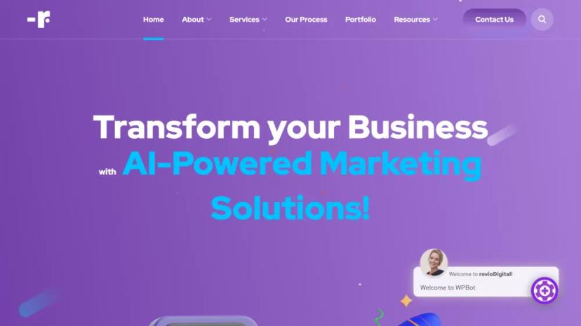 Screenshot of AI-POWERED DIGITAL MARKETING WITH A HUMAN TOUCH!