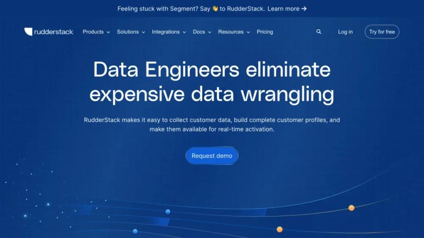 Screenshot of RudderStack: Your Data Engineering Solution