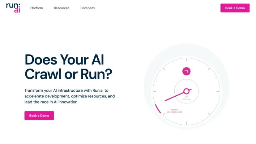 Screenshot of Accelerate AI Development with Run:ai