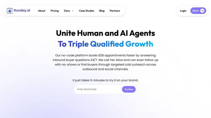 Screenshot of Unified AI Sales and Marketing Assistant for B2B Appointments