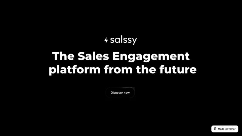 Screenshot of AI-Powered Sales Engagement Platform