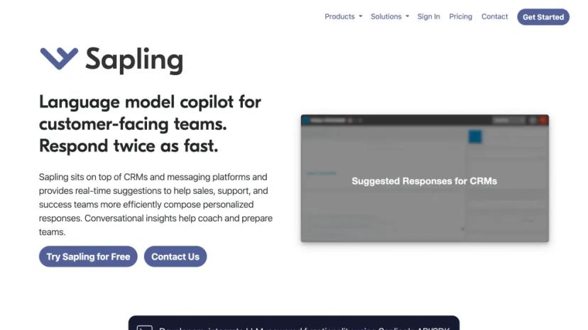 Screenshot of AI-Powered Language Model CoPilot for Customer-Facing Teams